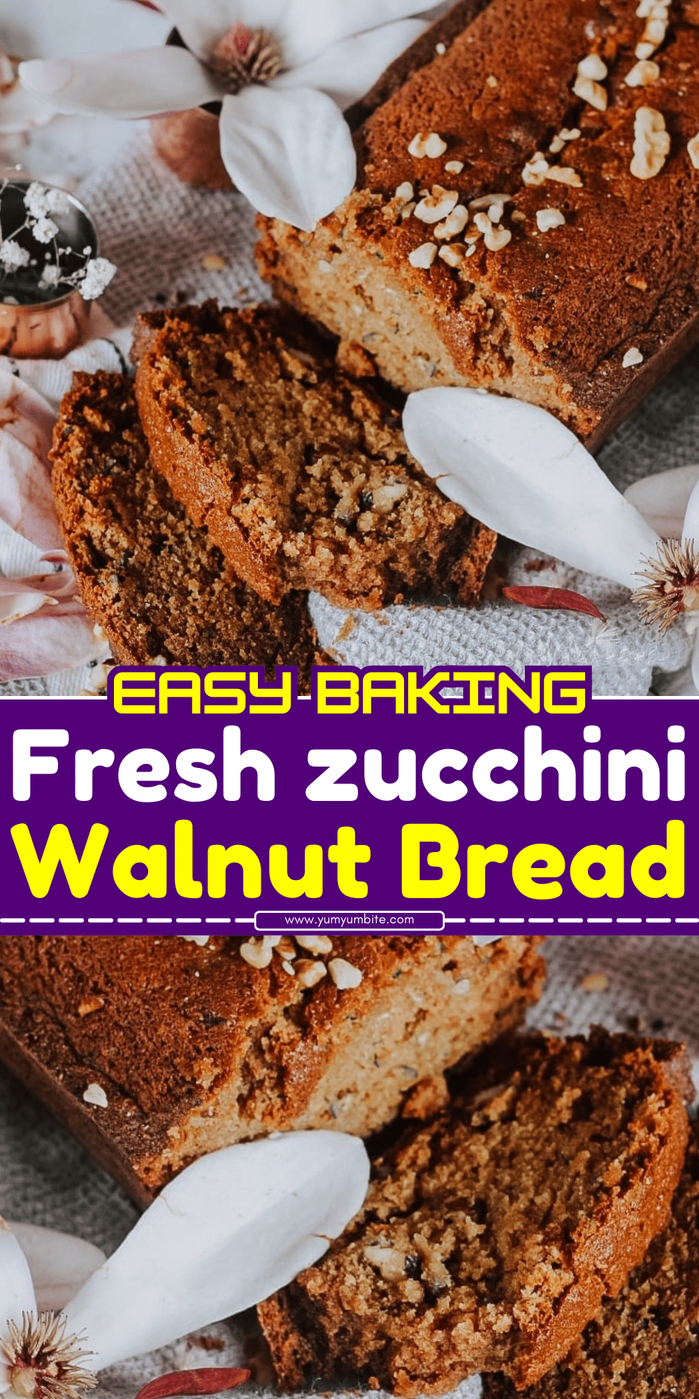 Zucchini Walnut Bread